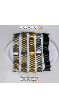 Braceletes de metal compatíveis com Apple Watch / Smartwatch