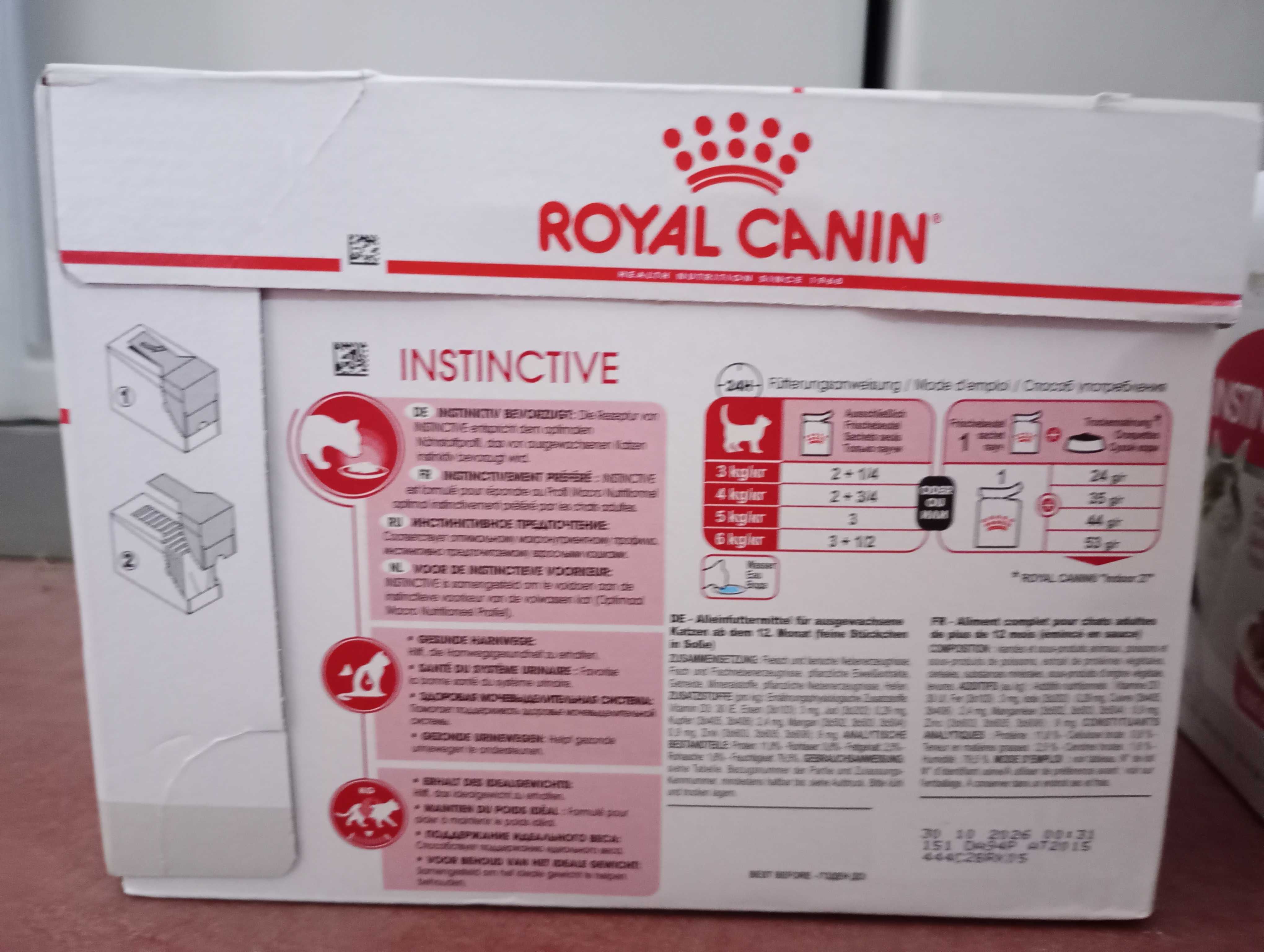 Royal Canin Instinctive Mokra karma w saszetkach dla dorosłych kotów
