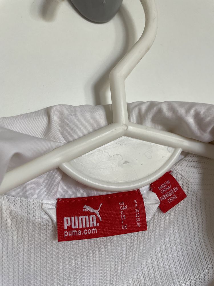 Bialy dres komplet Puma S