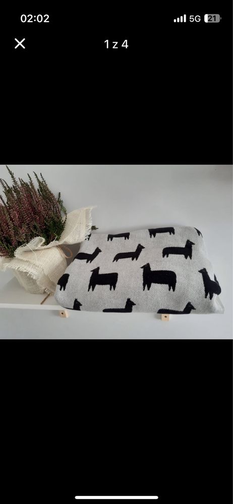Chusta tkana do noszenia dzieci Pabelle Slings Lama Mono 4,6