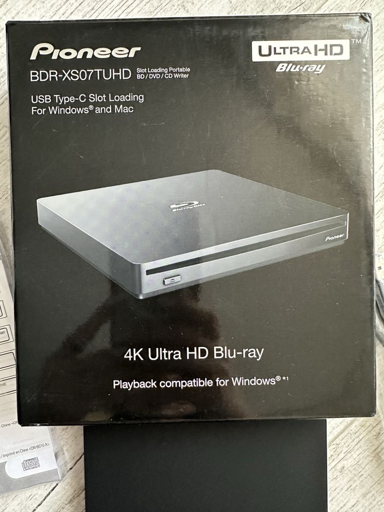 Pioneer BDR- XS07TUHD, зовнішній DVD привід