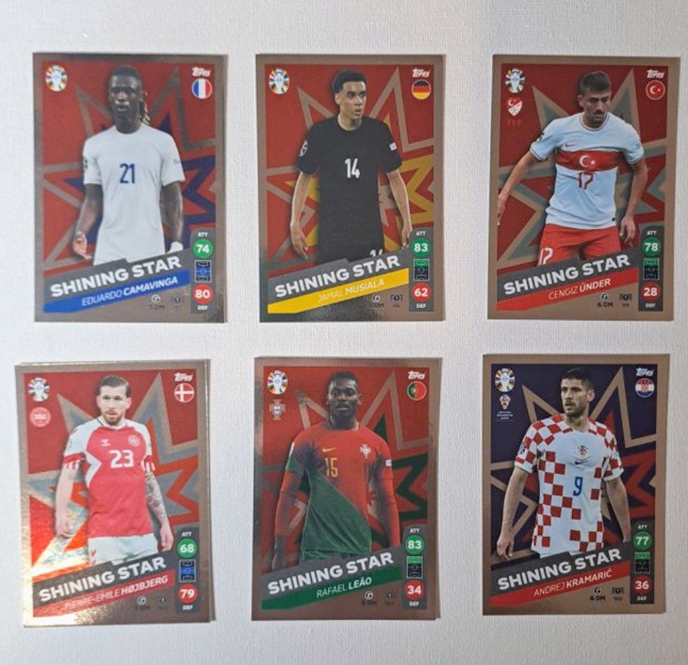 Caderneta completa Topps - Match Attax Lidl UEFA Euro 2024