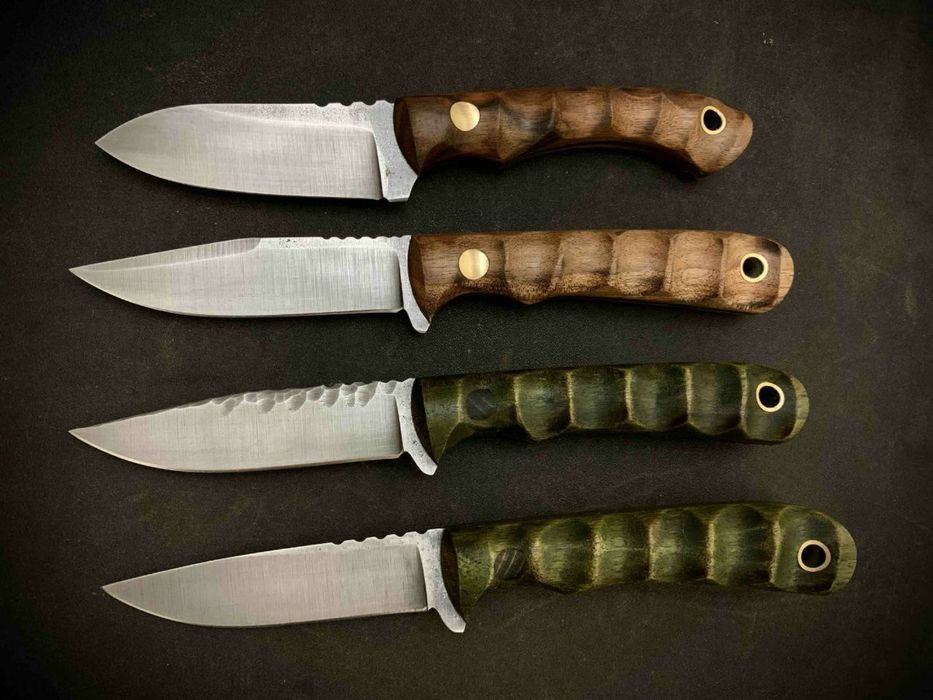 Нож ручной работы фултанг сталь 9ХС ніж ручної роботи нож охотничий