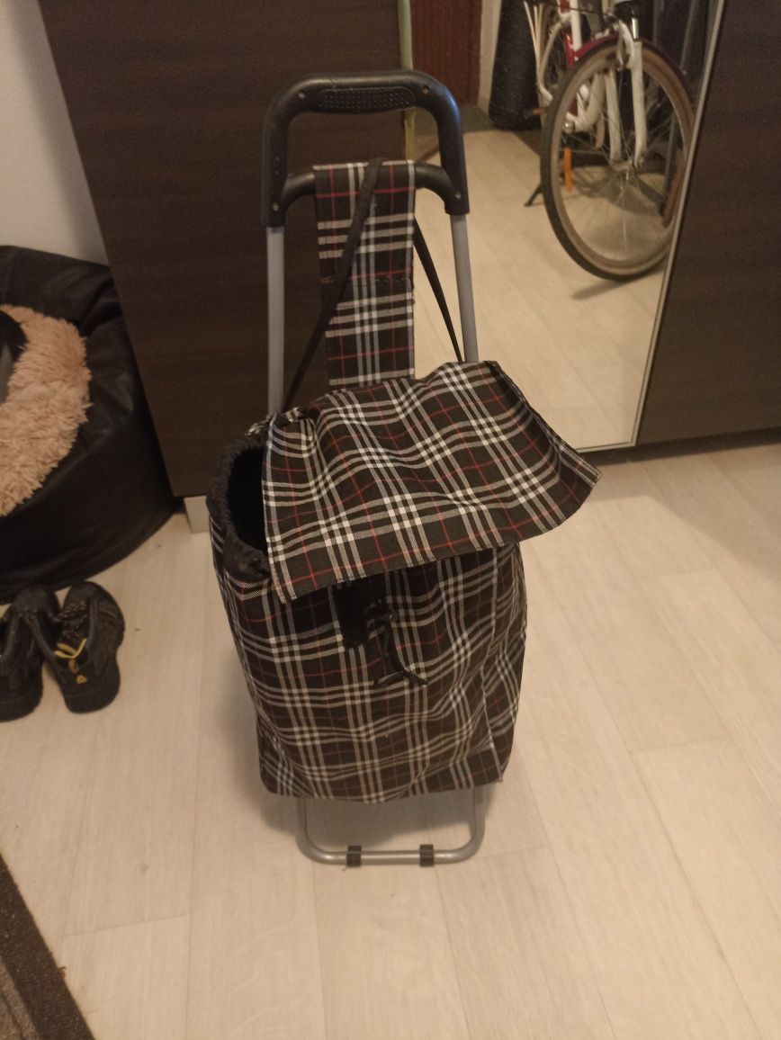 Torba na zakupy zakupowa na kolkach