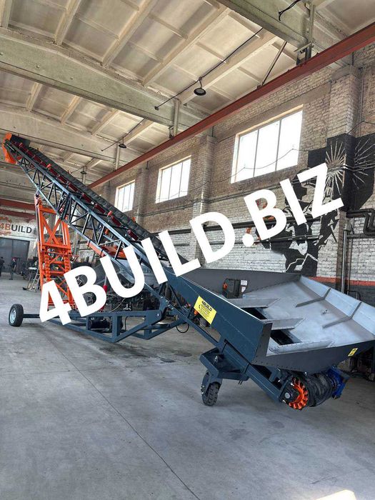 Наклонный транспортер для портов, ленточный конвейер 300 т/час