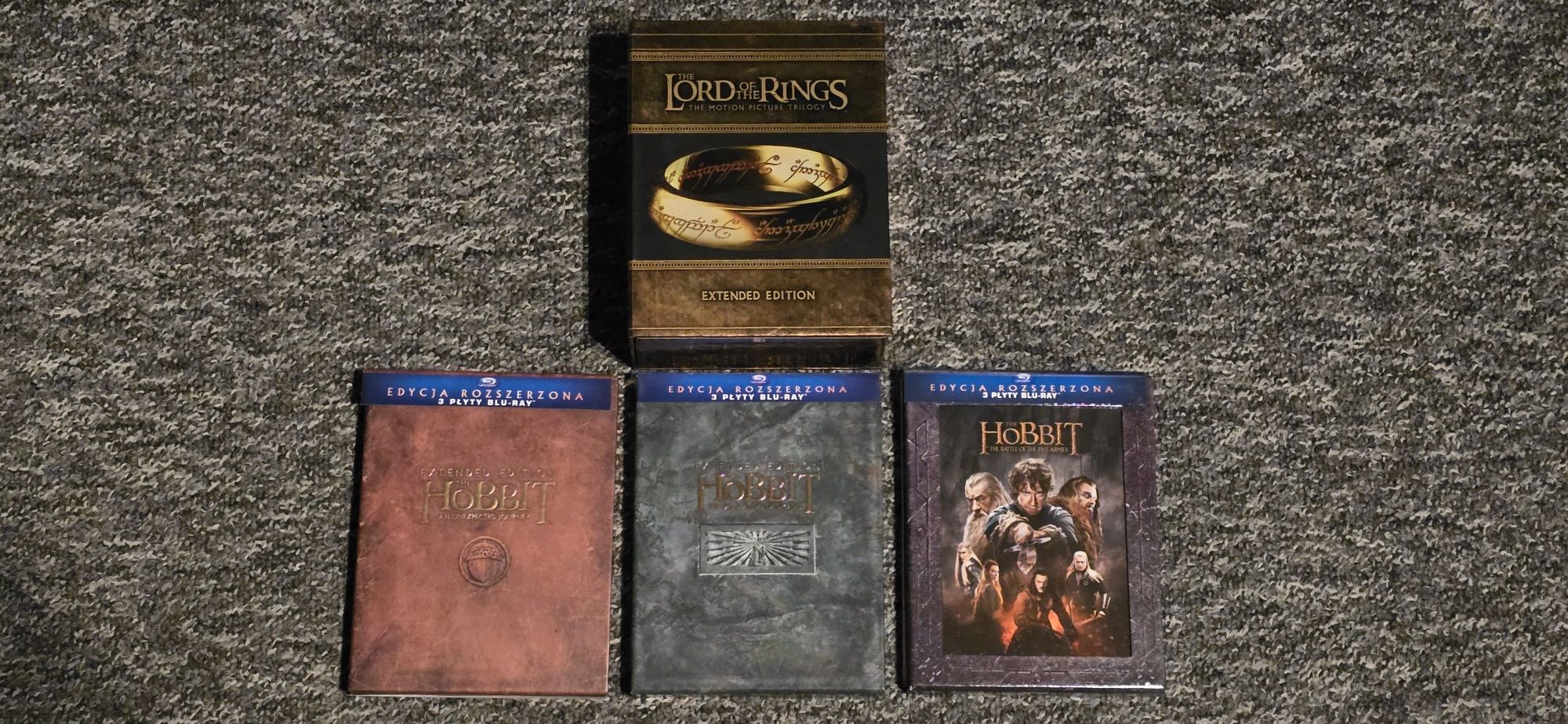 Władca Pierścieni oraz Hobbit - Trylogie rozszerzone - napisy PL