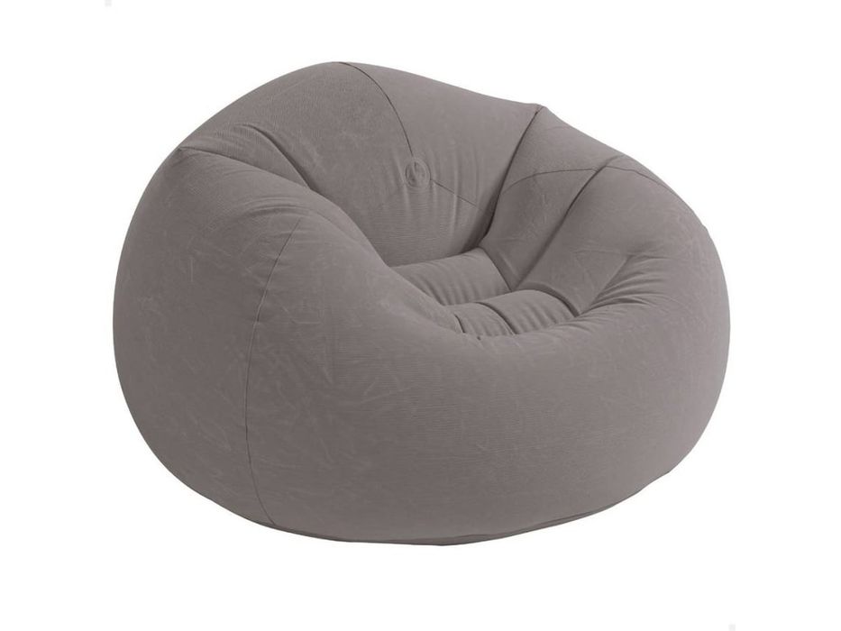 Puff Insuflável INTEX Beanless Cinza