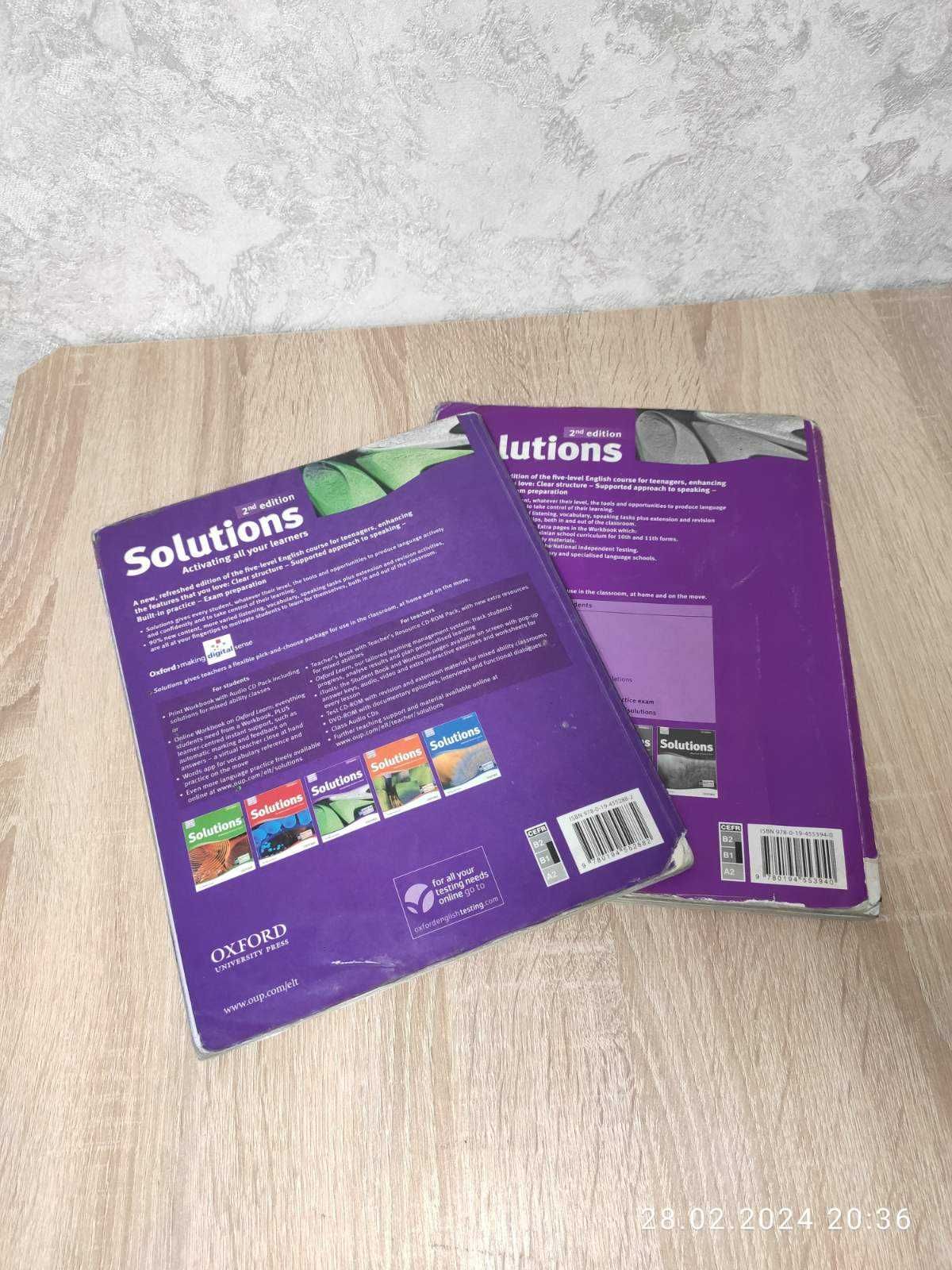 КОМПЛЕКТ SOLUTIONS Intermediate 2-nd edition Student's Book + Workbook