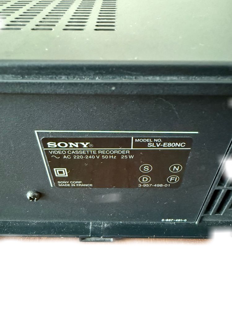 Videogravador VHS Sony SLV-E80 com Comando Original - Testado funciona