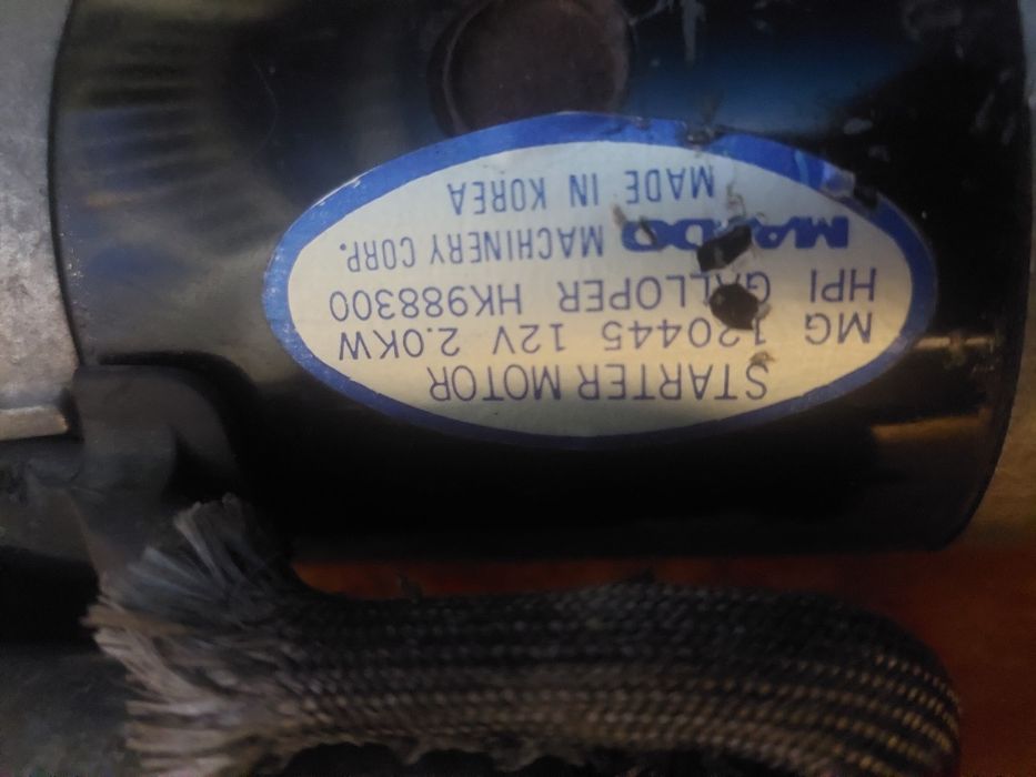 Стартер оригинал Galloper L200 2.5 4d56