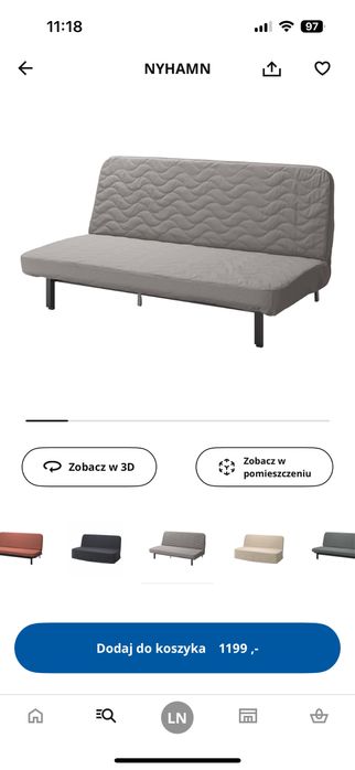 Kanapa NYHAMN Ikea
