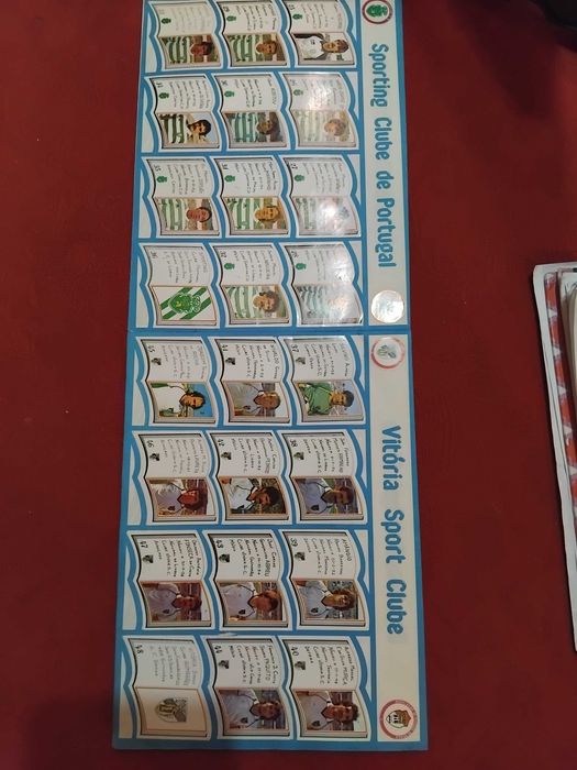 Coleção de cromos Bola ao Centro