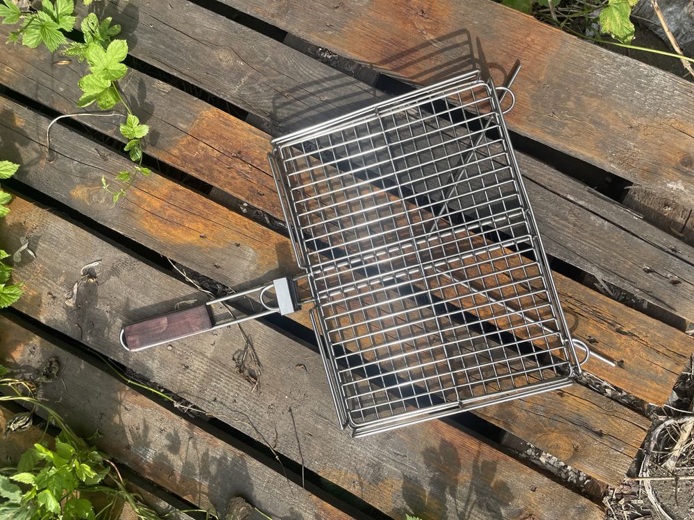 BBQ решітка сітка гриль/решетка сетка нержавійка на мангал/ 30*40