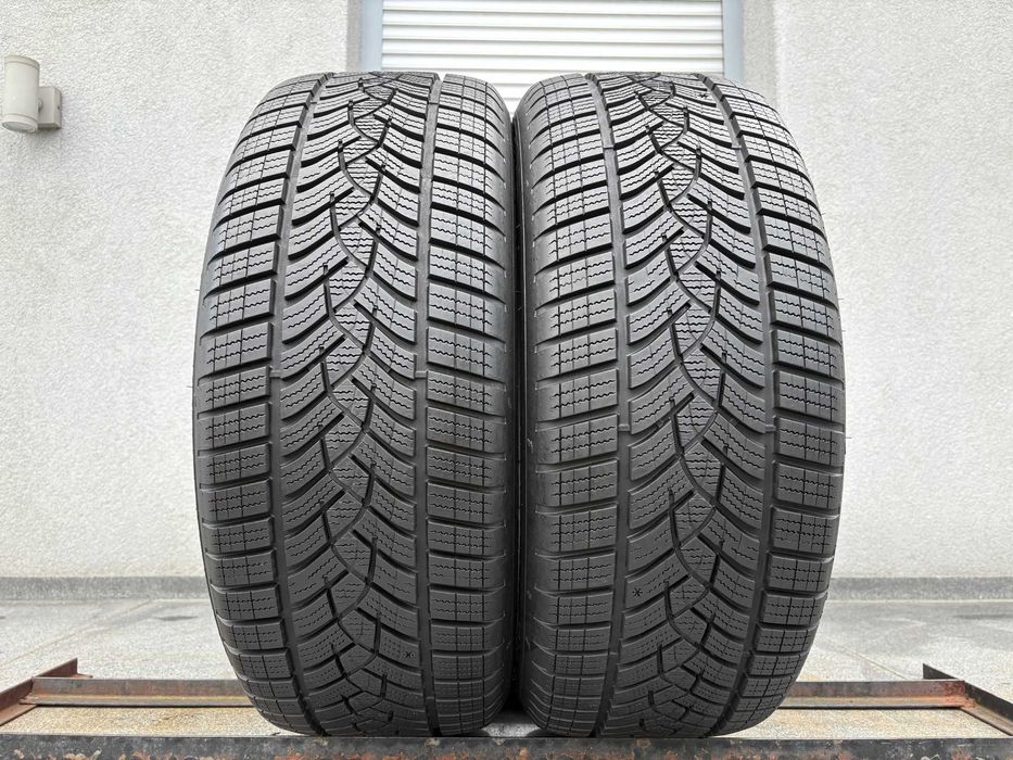 2szt zimowe 225/55R17 GoodYear 7,2mm 2022r świetny stan! Z761 gwar