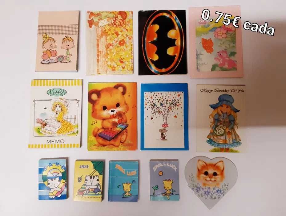 Blocos de folhas anos 80