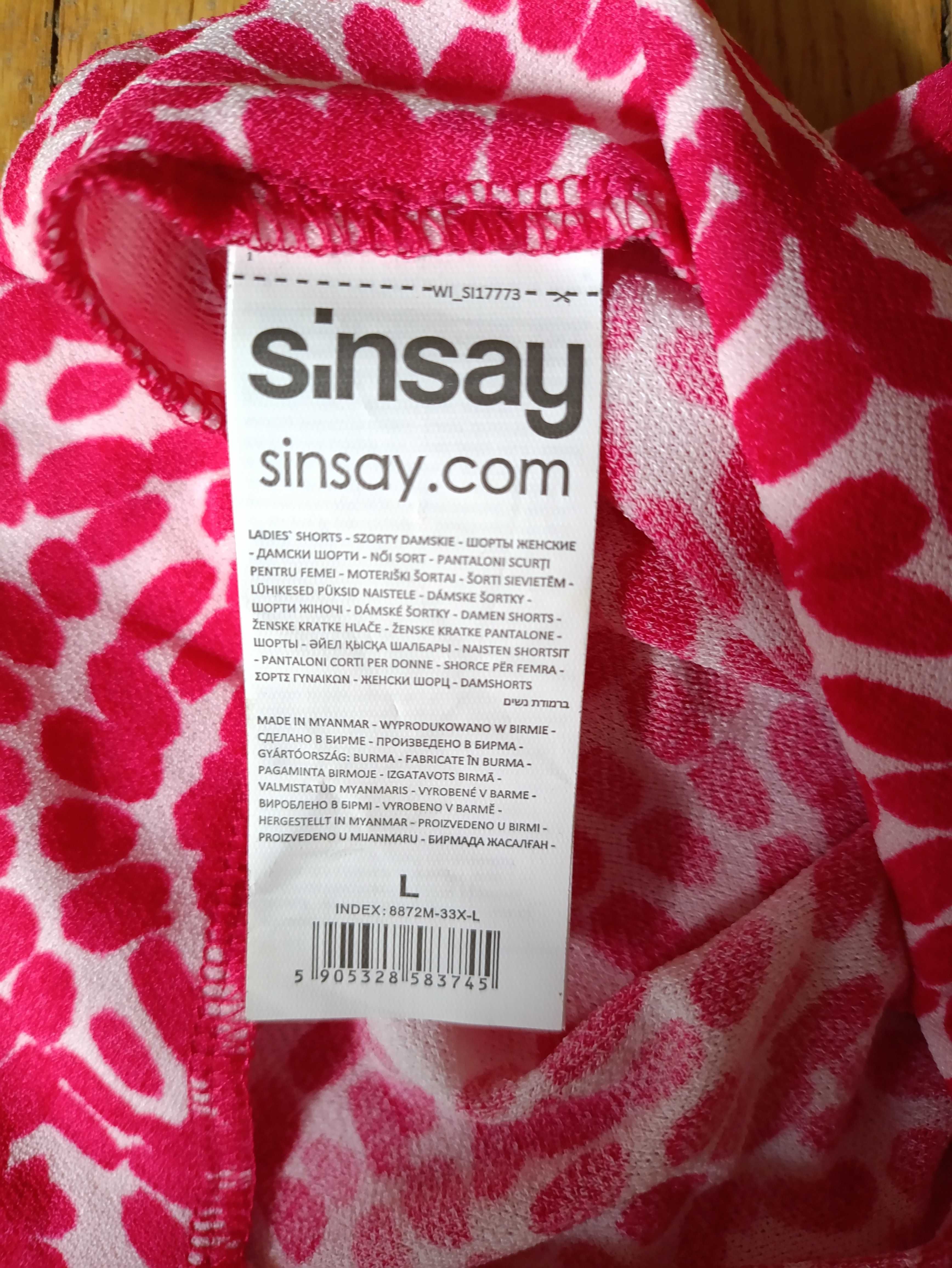 Sinsay - nowe krótkie spódnico - spodenki, szorty -  L