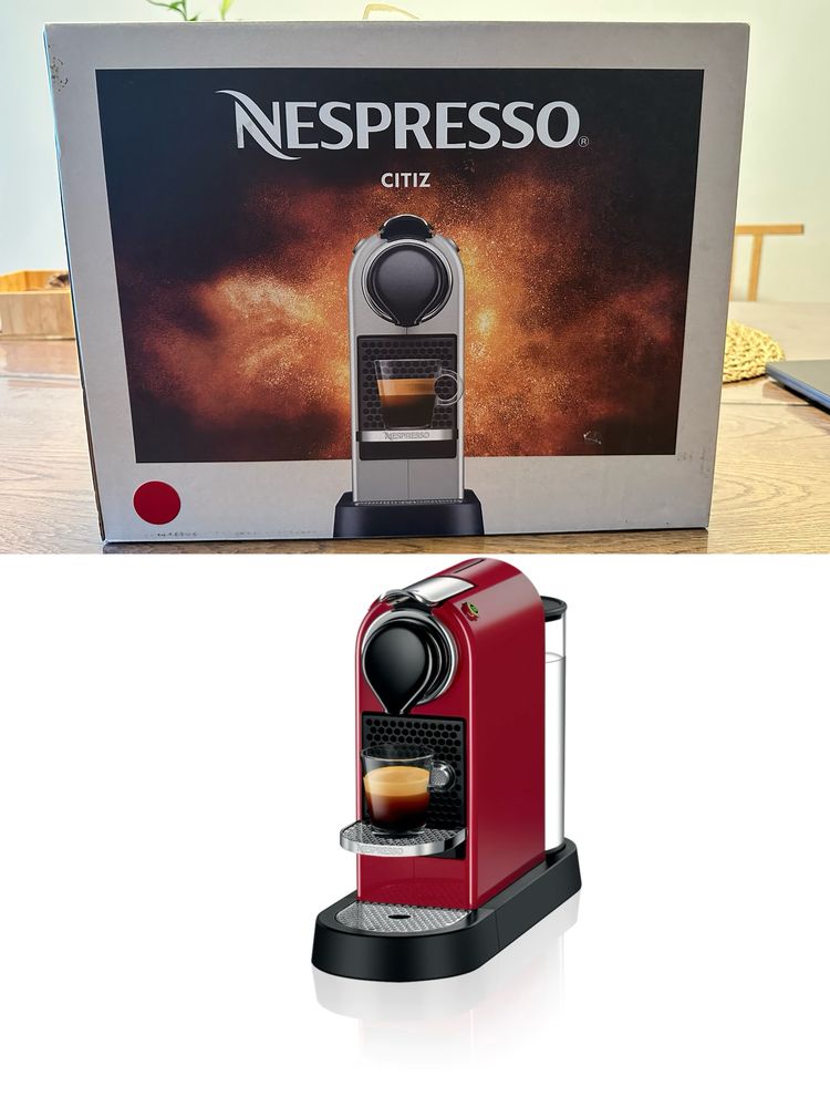 maquina cafe Nespresso vermelho novo