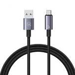 USAMS Kabel USB na Micro-USB 2A 1,2mFast Charging stalowy/tarnish