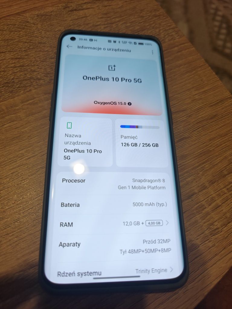 OnePlus 10 pro 12/256GB green używany sprawny Polski dystrybutor