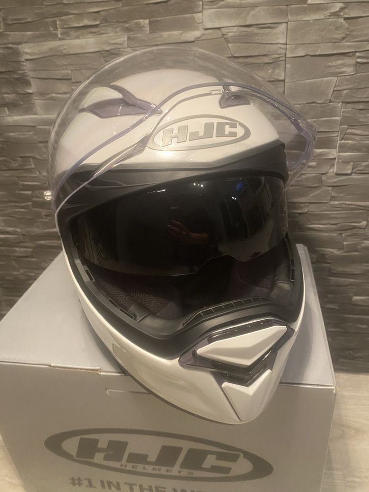 Kask integralny HJC F70 biały pearl white rozmiar XS gwarancja