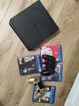 PlayStation PS4 slim cuh2216a + 2 pady + gry fifa cod last of us