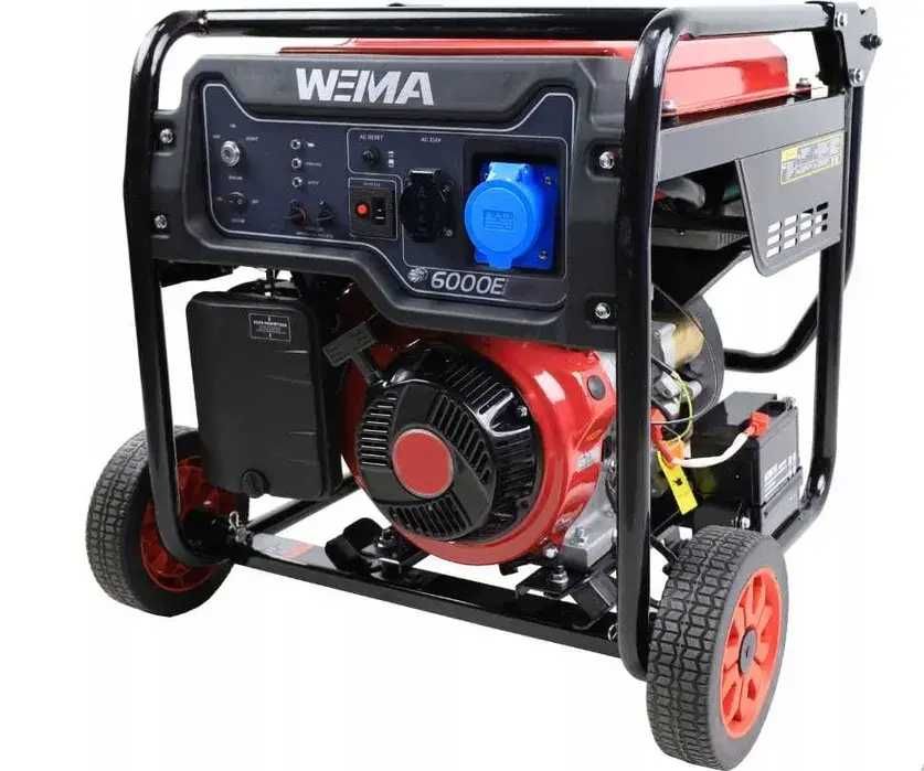 Генератор бензиновий WEIMA 7.2/7.4 кВт, 25 л, 4-тактний, однофазний