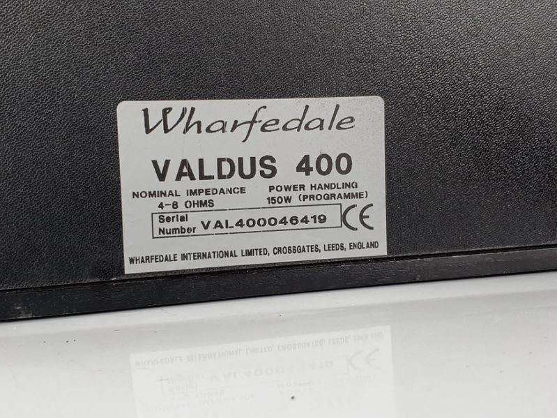 Mocne kolumny Valdus 400 Wharfedale 4 ohm 4x20cm BASS 150W