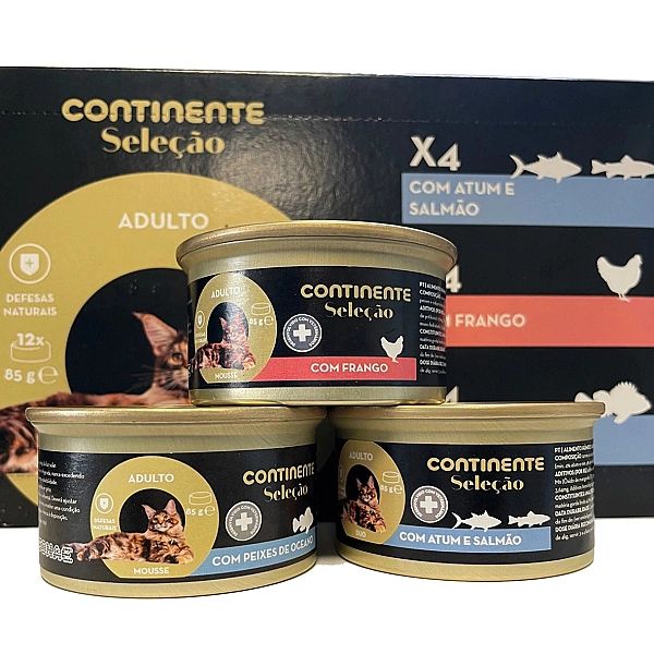 12x85g Continente Selecao adult mokra karma mus puszka mix smaków