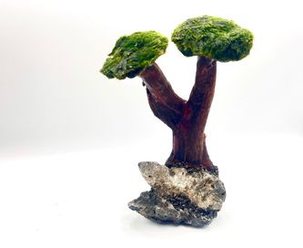 Piękna Ozdoba Aranżacja do Akwarium Drzewko Bonsai