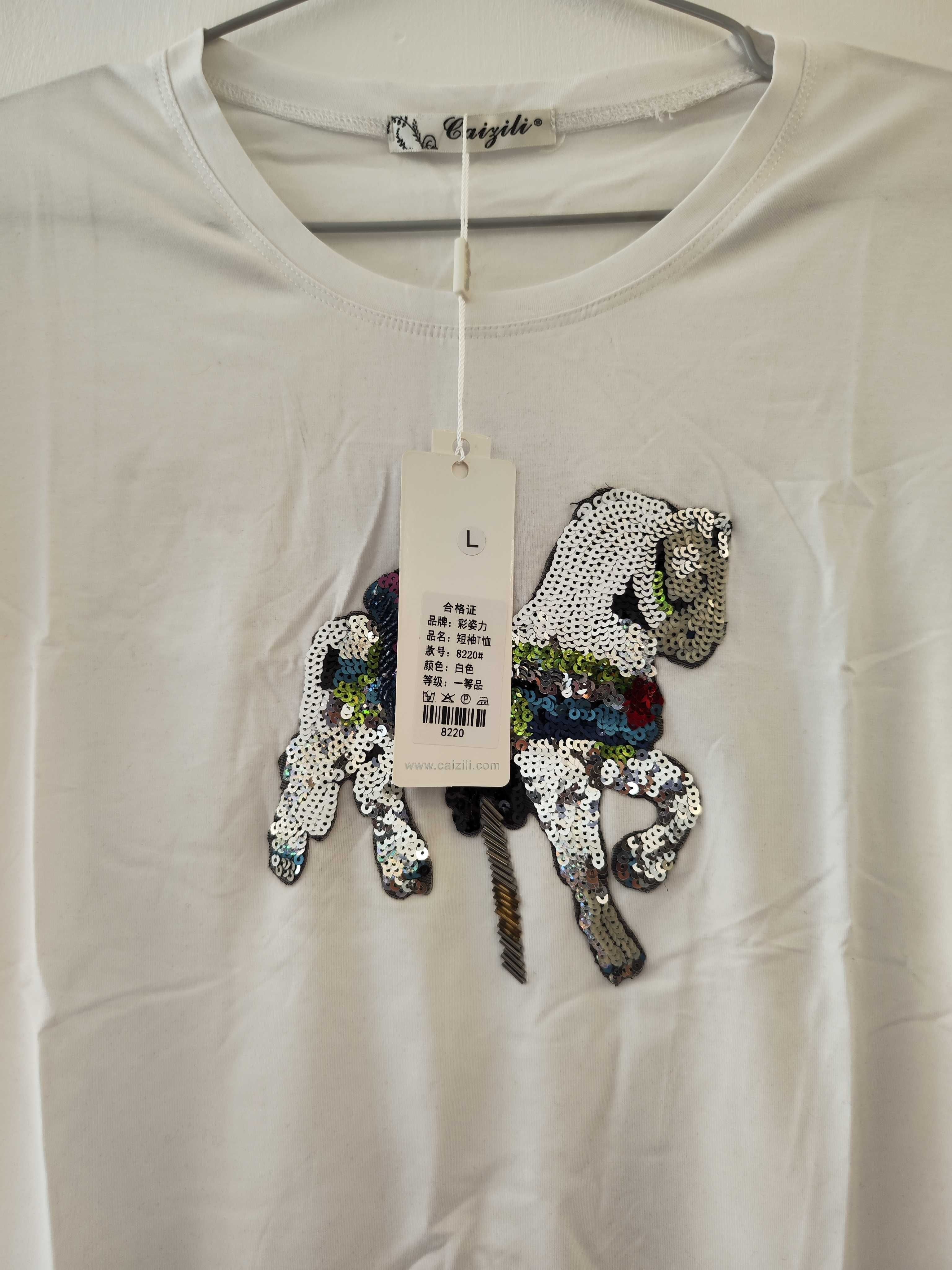 T-shirt Mulher, S/M, NOVO com etiqueta, 95% cotton