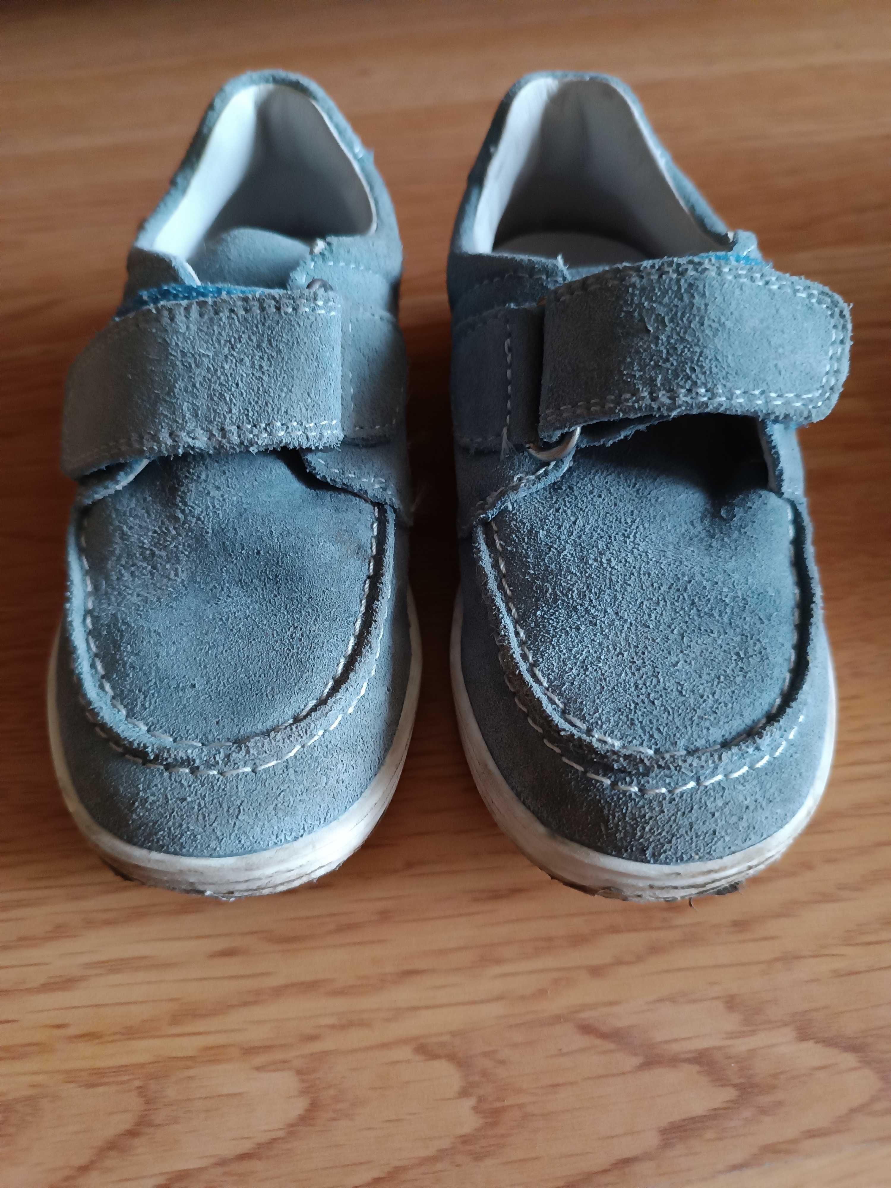 Buty buciki zamsz 24 chłopiece Garvalin