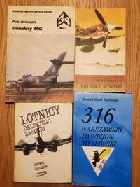4 książki o lotnictwie Buchwald, Urbanowicz, Butowski, Uszakow