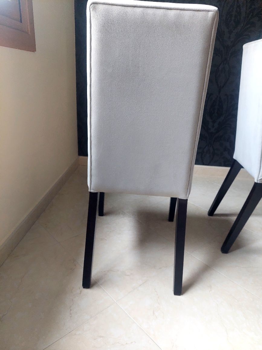 Cadeiras Sala Forradas Tecido Microfibra lavável