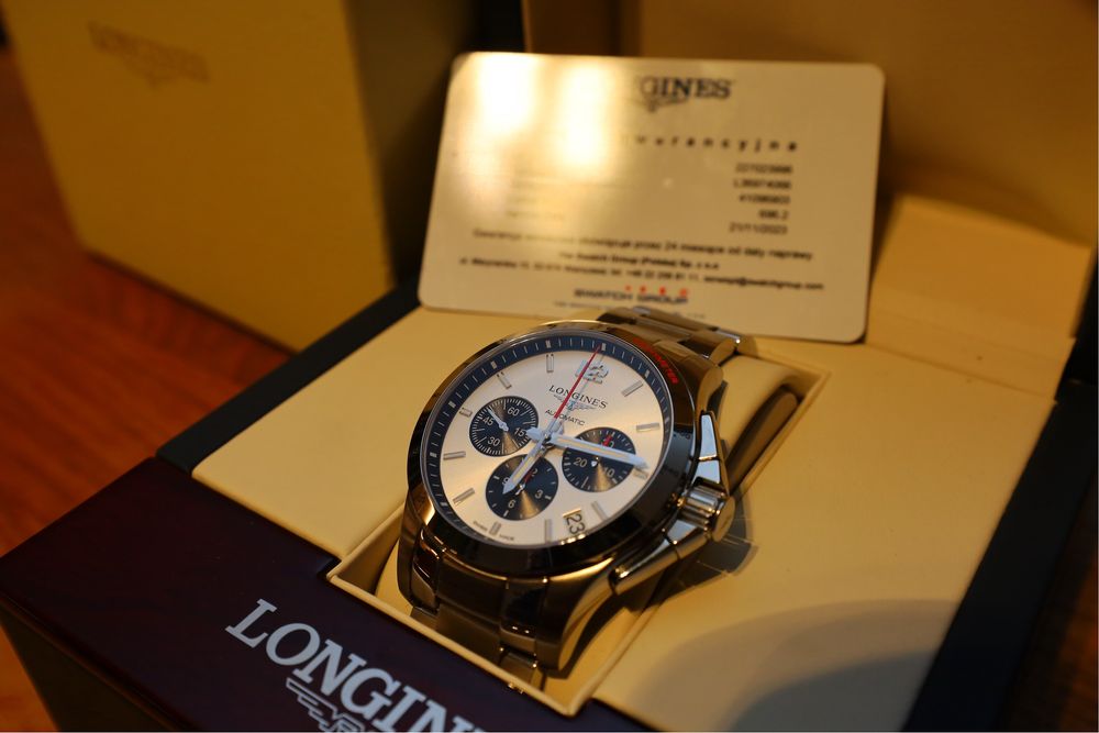 Longines Conquest chrono automatic po Full Serwis