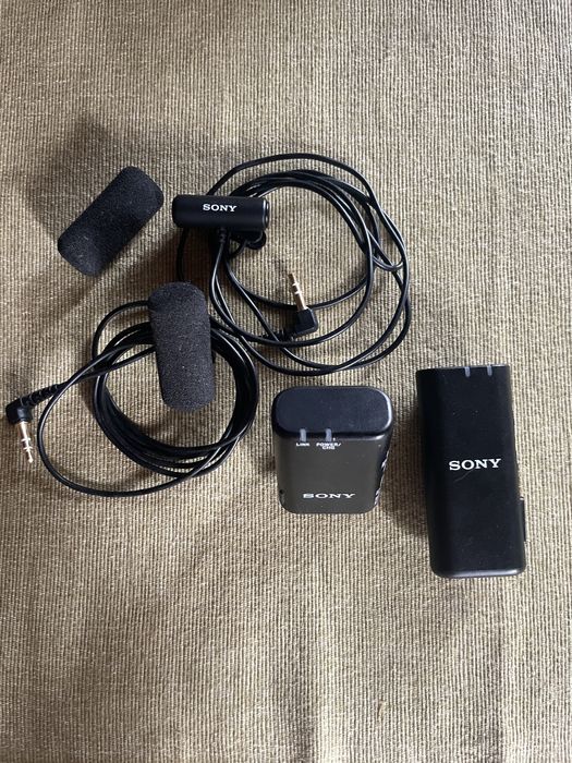 Sony Ecm-W2bt + 2 Ecm-Lv1 novo