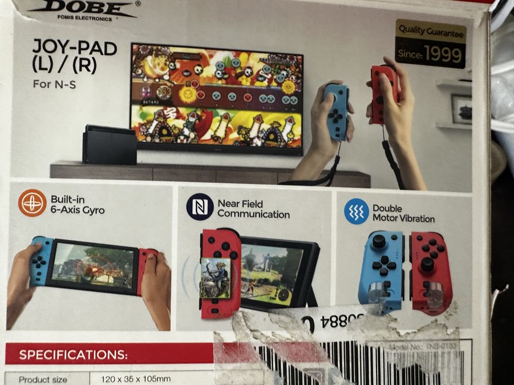 Контроллер DOBE TNS-0163 Bluetooth 5,0 для Nintendo Switch