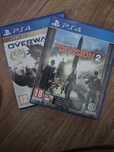 Playstation 4 zestaw 2 gier overwatch division 2