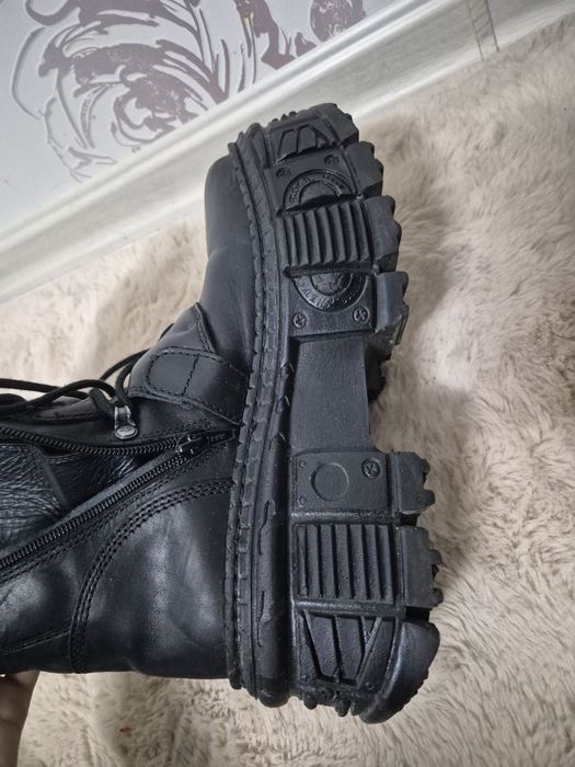 Взуття NEW ROCK, Itale negro, nomada negro tank boots