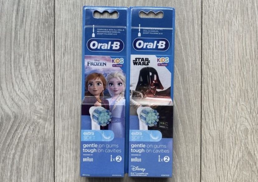 4xOryginalna Końcówka do szszczoteczek Braun Oral-B STAR WARS + Frozen