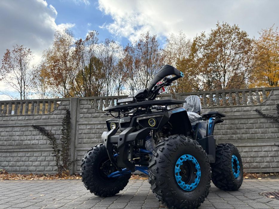 QUAD PELIKAN RUGBY 150cc Duża rama oparcie LEDY HAK Raty Dostawa