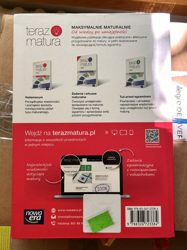 Teraz matura, Chemia, vademecum