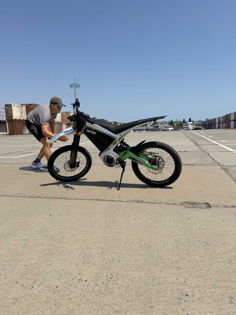 Электро мотоцикл Эндуро МОНСТР Thunder Pro 6.6 кВт. 2025. Enduro байк!