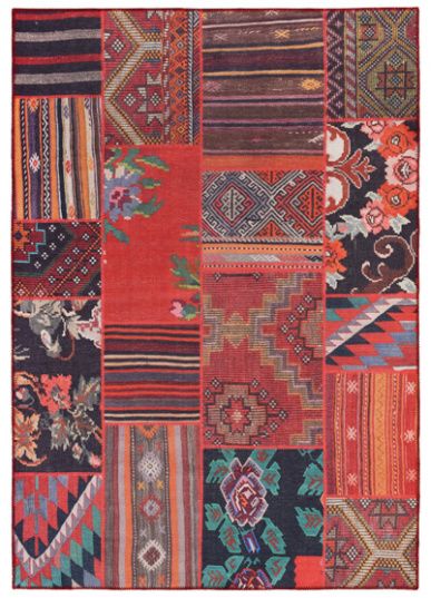 NOVO : Tapete / Carpete Design Patchwork - 140x190cm By Arcoazul