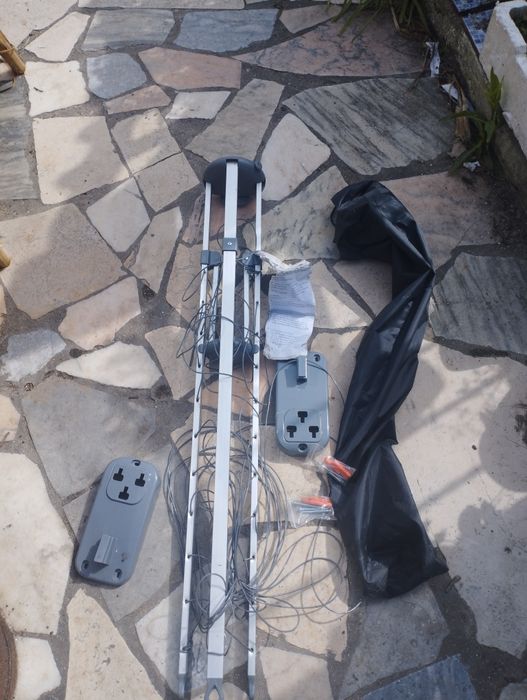 Estendal de parede em Alumínio. Novo.