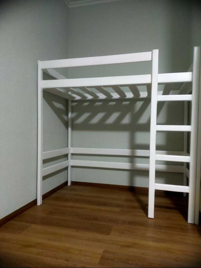 Ліжко чердак Соня 80 х 190см білий колір.Детская для детей кровать