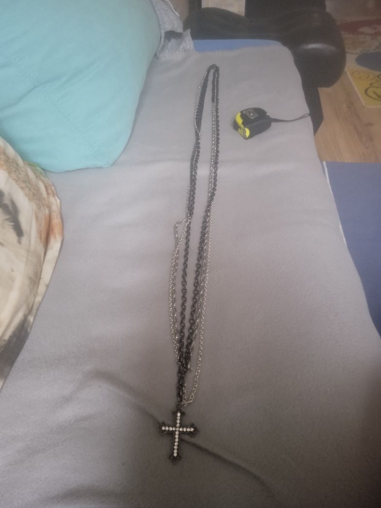 Łańcuszek z krzyżem 93,5 cm
