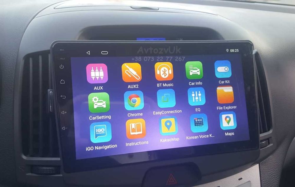 Магнитола ELANTRA Hyundai Элантра GPS 2 дин Tesla CarPlay Android 14