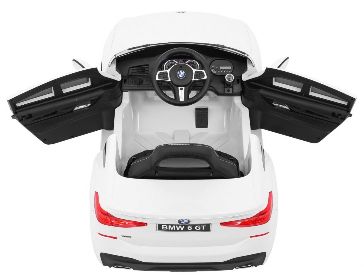 Auto pojazd samochód na akumulator dla dzieci BMW 6 GT Biały
