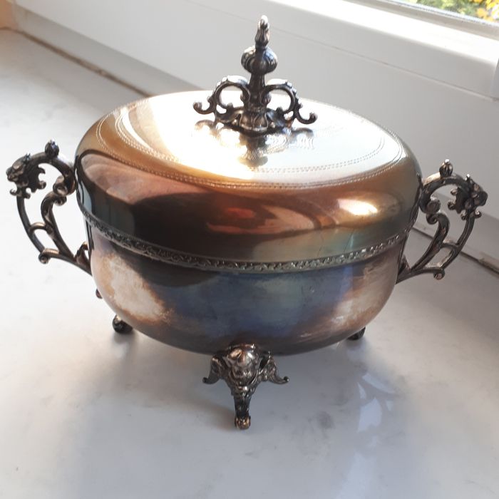 Cukiernica posrebrzna Hefra tkz Fragetka