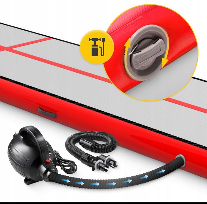 Mata gimnstyczna dmuchana materac 6m